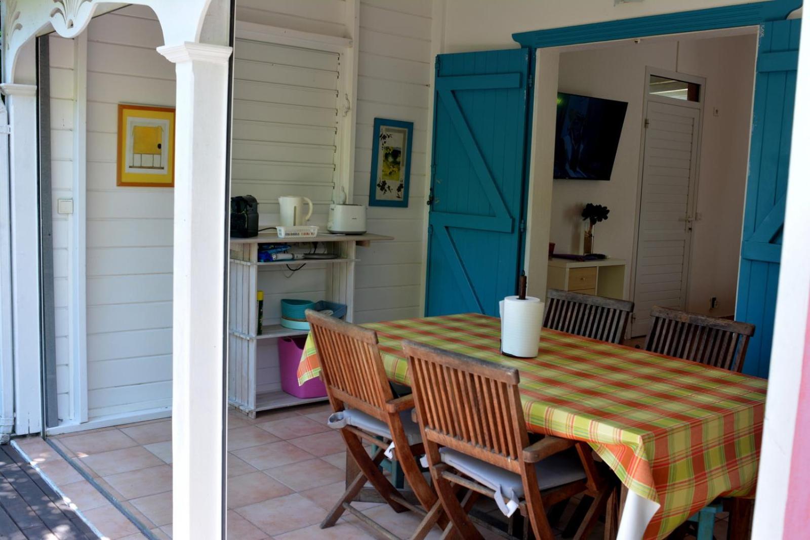 Bungalow La Papaye Bleue Residence Acces Piscine & Plage Saint-Francois  Buitenkant foto