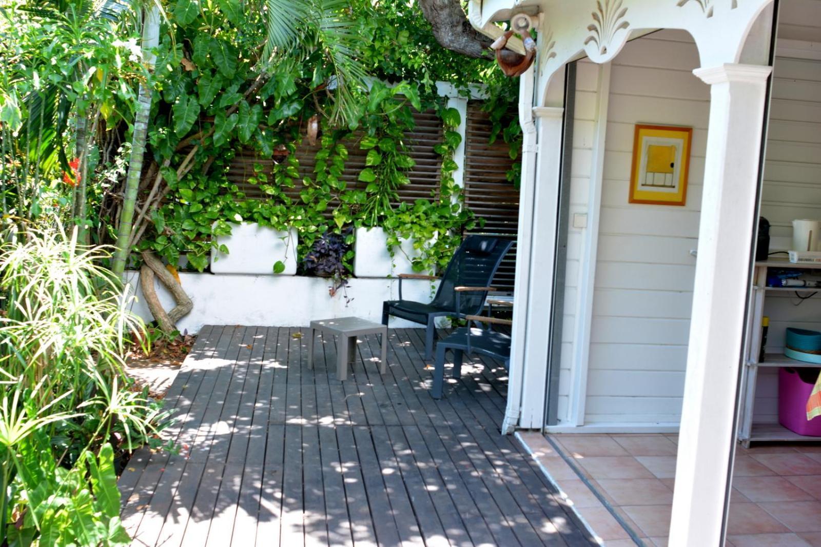 Bungalow La Papaye Bleue Residence Acces Piscine & Plage Saint-Francois  Buitenkant foto
