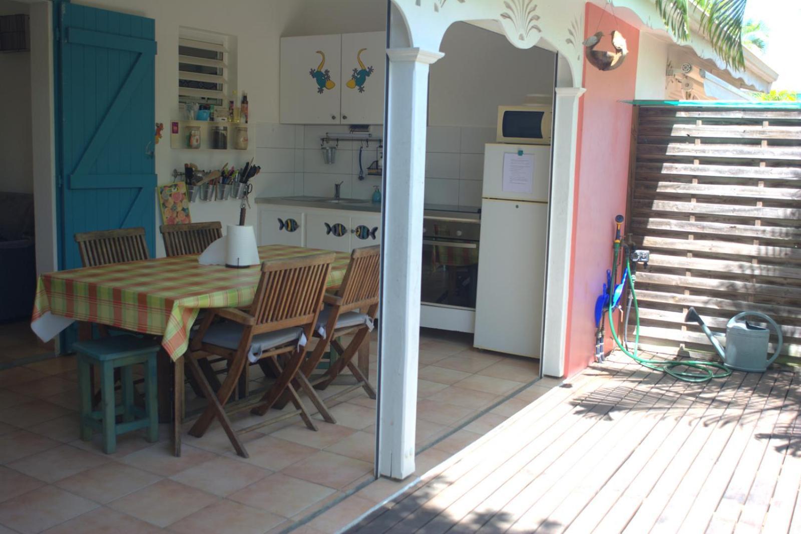 Bungalow La Papaye Bleue Residence Acces Piscine & Plage Saint-Francois  Buitenkant foto