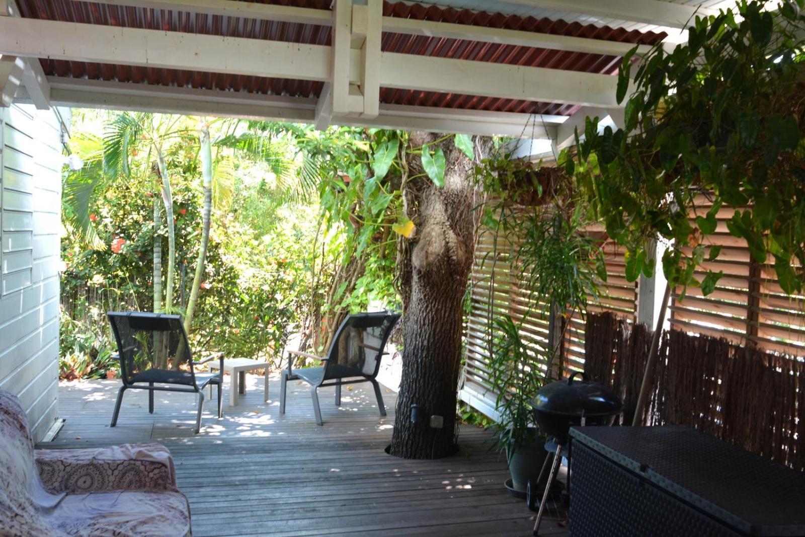 Bungalow La Papaye Bleue Residence Acces Piscine & Plage Saint-Francois  Buitenkant foto