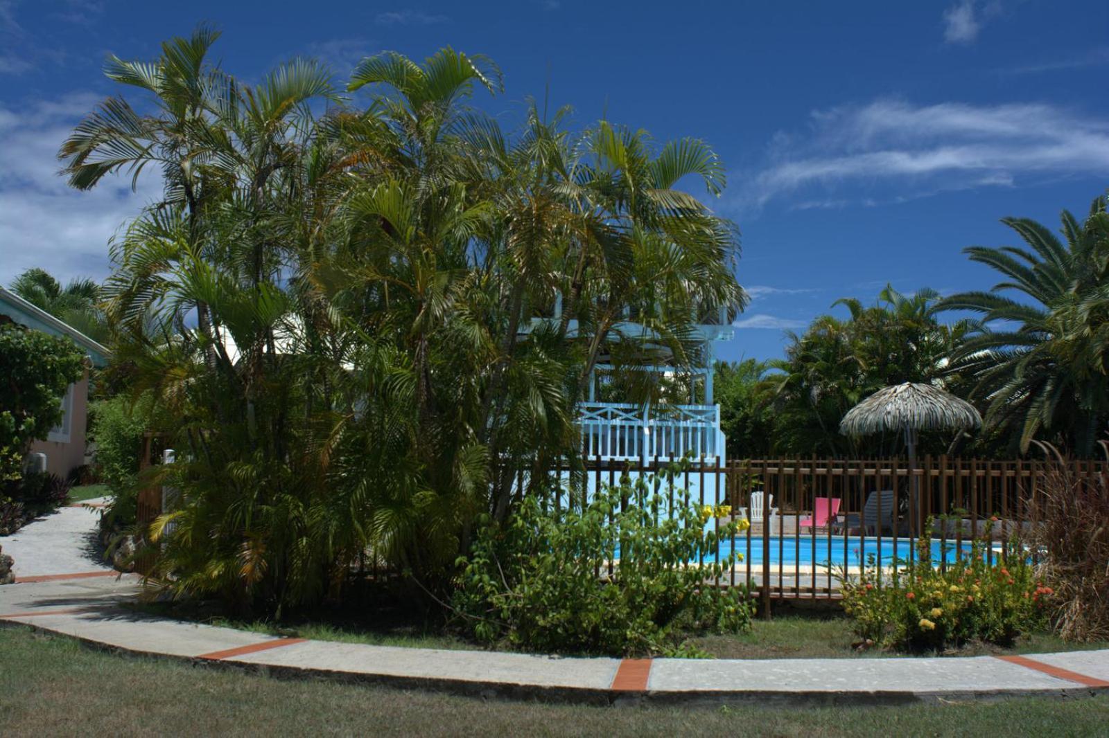 Bungalow La Papaye Bleue Residence Acces Piscine & Plage Saint-Francois  Buitenkant foto