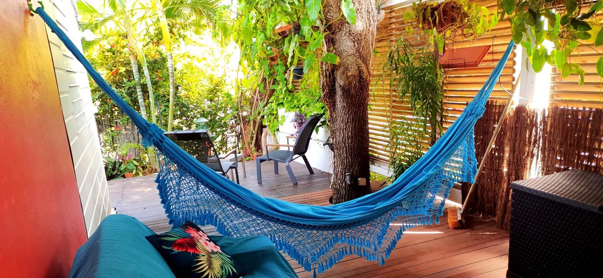 Bungalow La Papaye Bleue Residence Acces Piscine & Plage Saint-Francois  Buitenkant foto